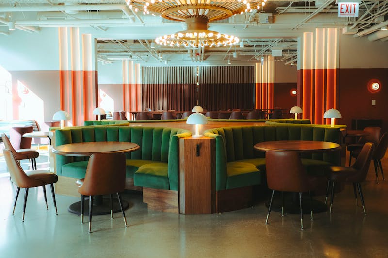 Cafe Rio restaurant interior in Glendale CO